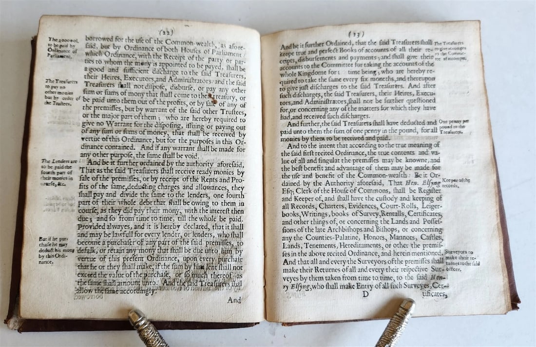 1648 ORDINANCES of the LORDS & COMMONS in PARLIAMENT antique in ENGLISH - 7
