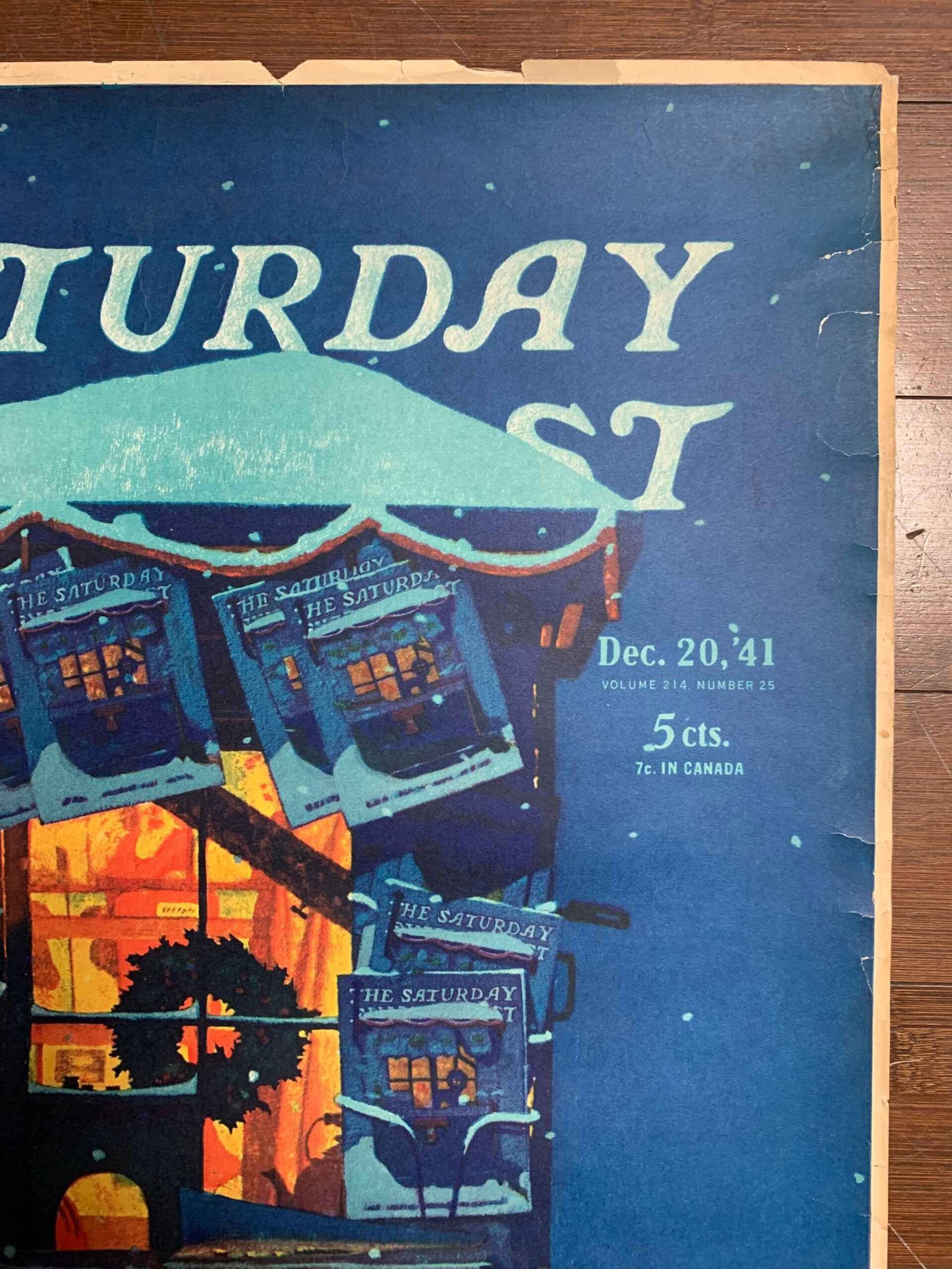 Saturday Evening Post - Rockwell (12.20.1941) 21.875 x 28 US Advertising Poster - 3
