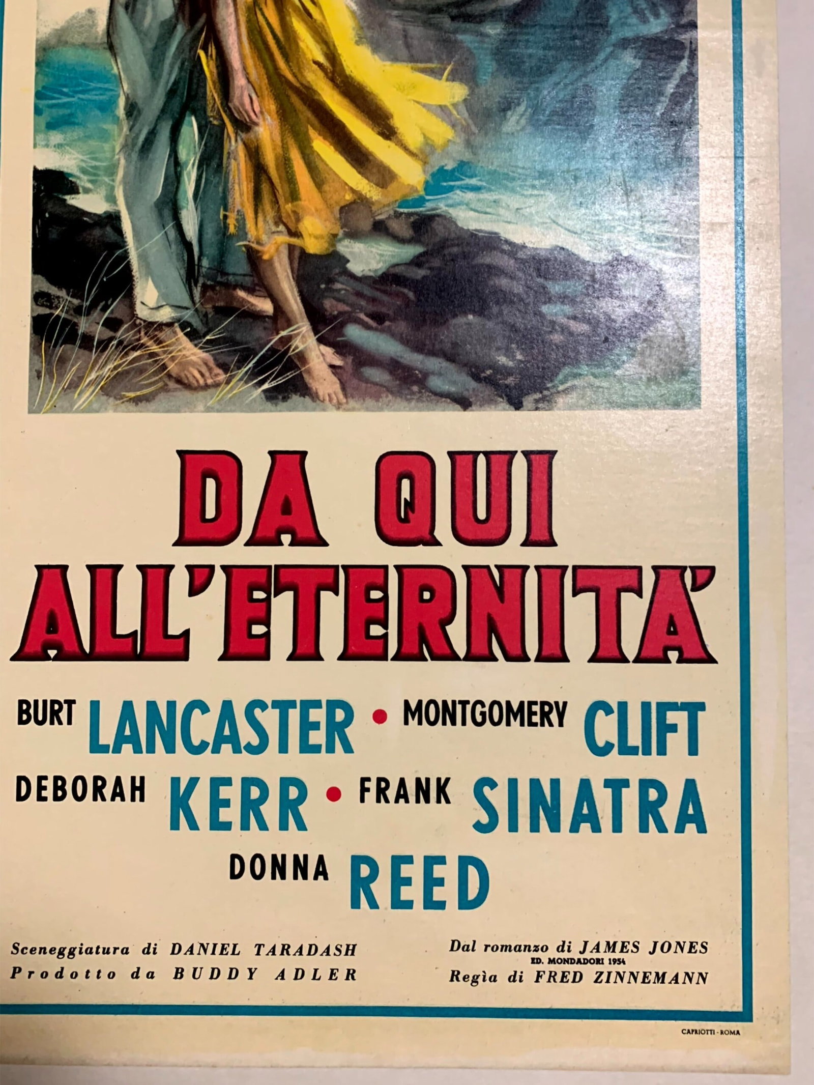 From Here To Eternity (1953) 13x28 Italian Movie Poster LB - 3