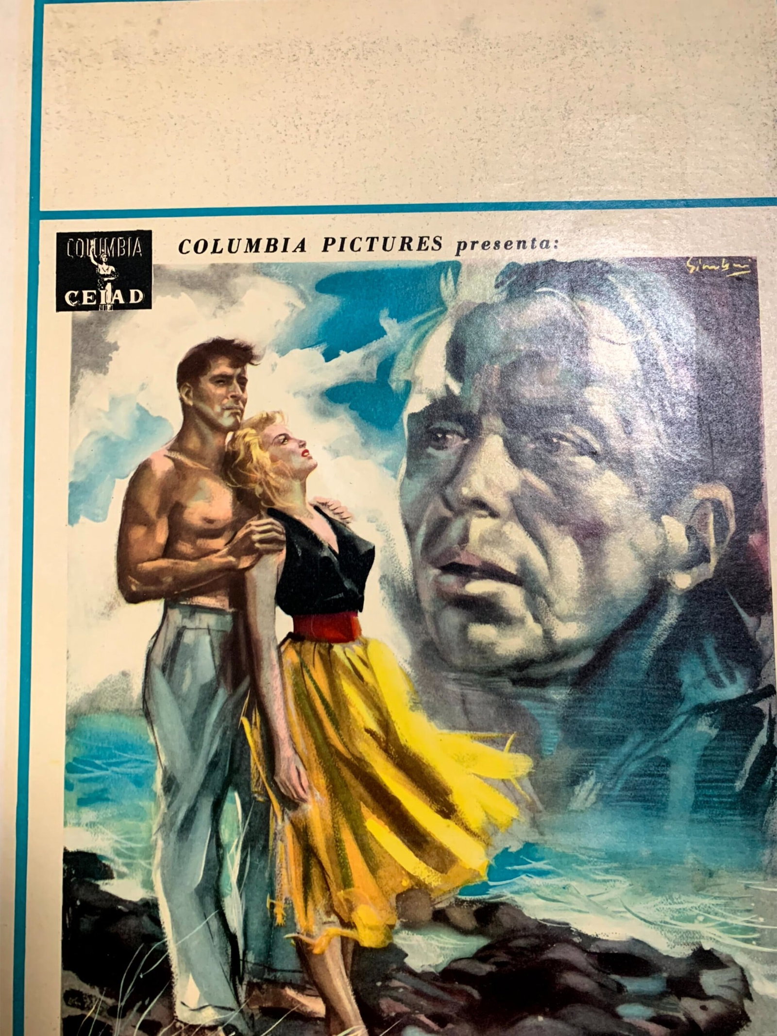 From Here To Eternity (1953) 13x28 Italian Movie Poster LB - 6