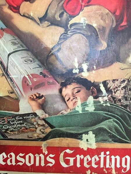 Santa And Coca Cola Helicopter Display (1962) US Advertising Poster - 3