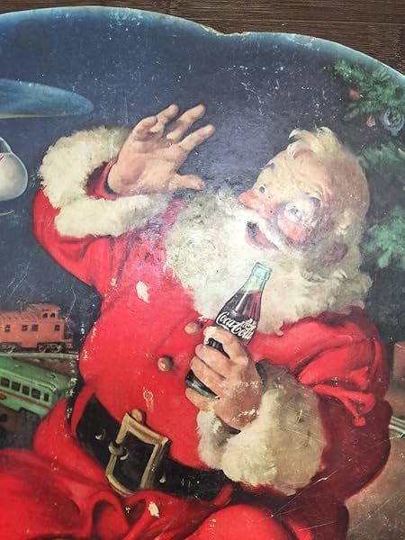 Santa And Coca Cola Helicopter Display (1962) US Advertising Poster - 4