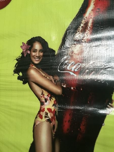 Vintage Coca-cola - West Coast (1980's) 31x46.5 Vinyl Advertising Banner - 5