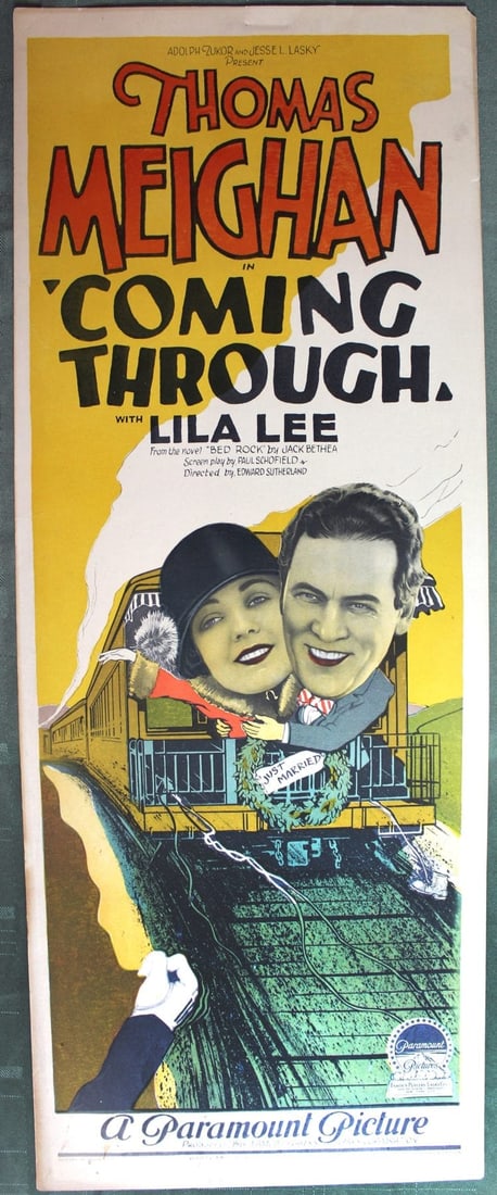 Coming Through (1925) US Insert 14x36 Movie Poster - 2
