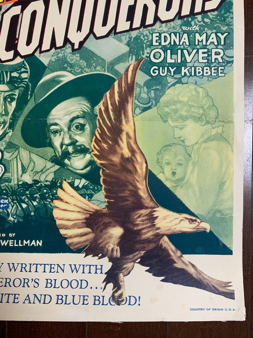 The Conquerors - Richard Dix (1932) US Insert Movie Poster LB - 4