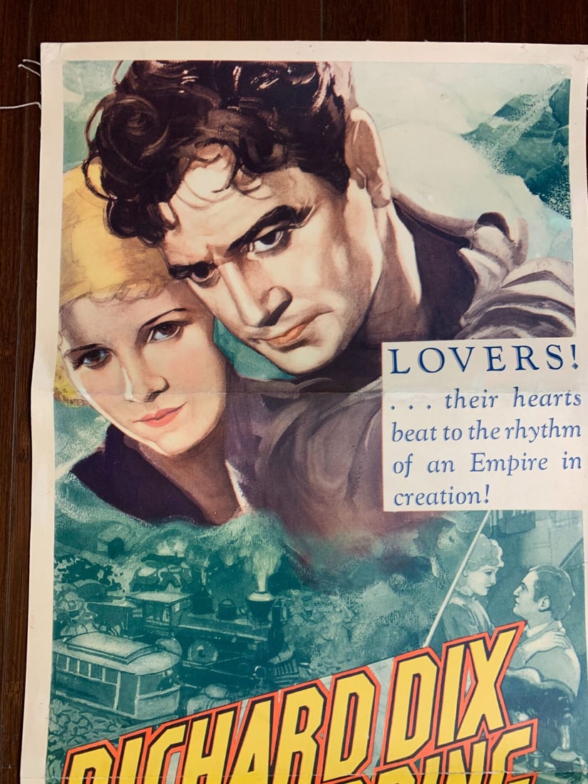 The Conquerors - Richard Dix (1932) US Insert Movie Poster LB - 5