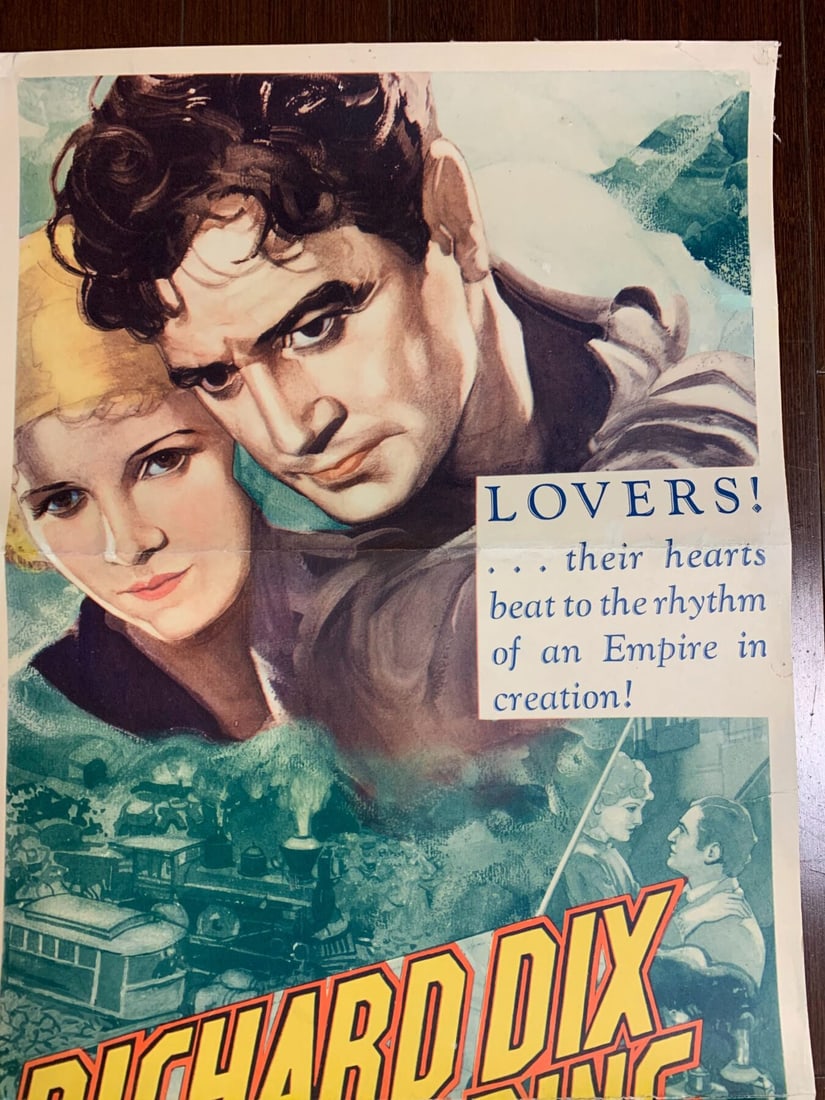 The Conquerors - Richard Dix (1932) US Insert Movie Poster LB - 6