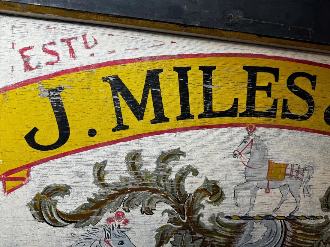 Equestrian Heraldic Trade Shop Sign J.Miles & Son-Master Saddlers-Dorchester - 12