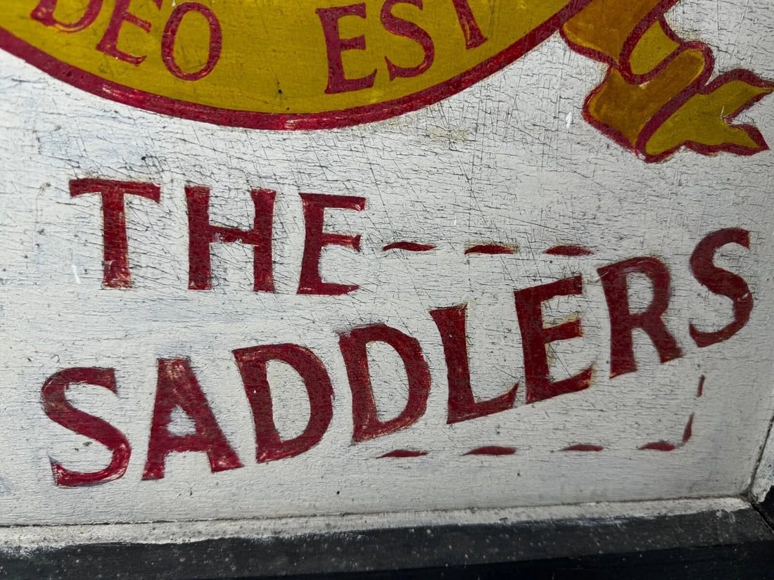 Equestrian Heraldic Trade Shop Sign J.Miles & Son-Master Saddlers-Dorchester - 14