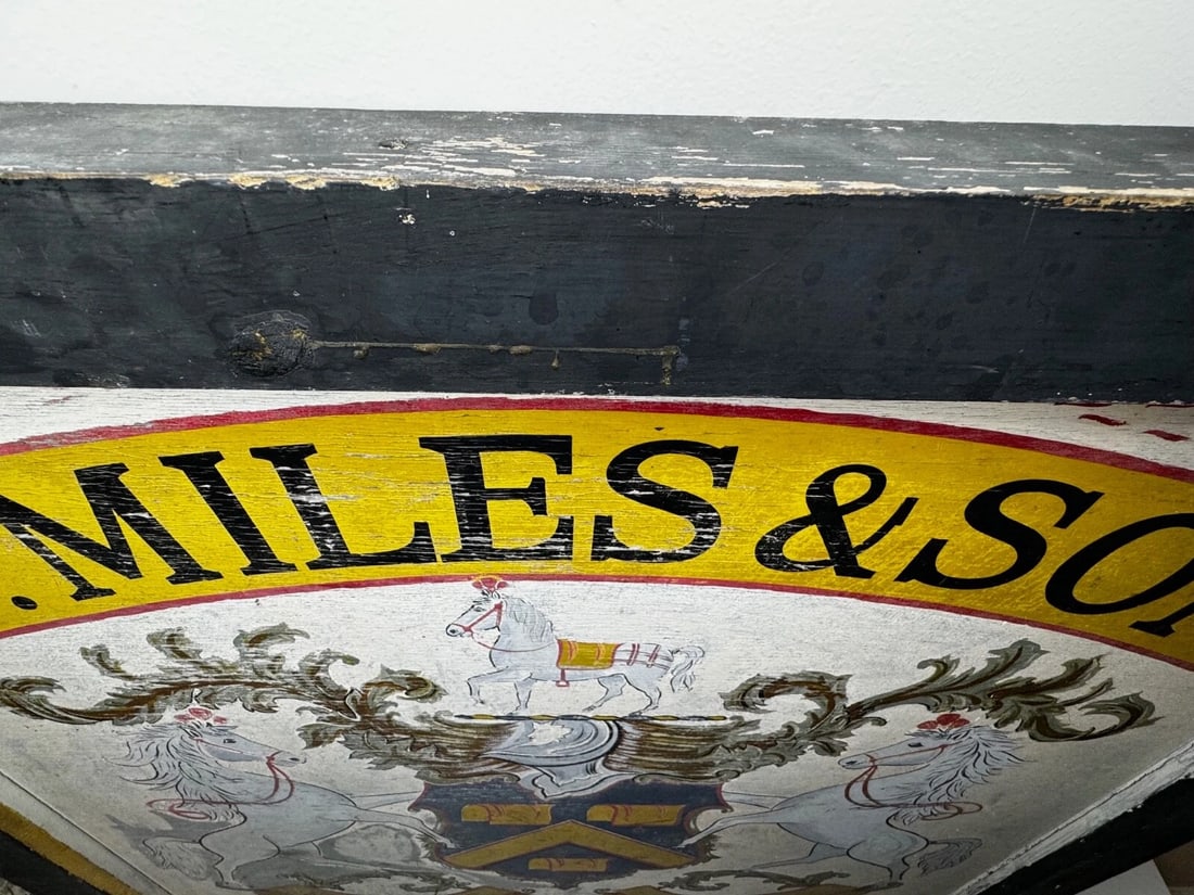 Equestrian Heraldic Trade Shop Sign J.Miles & Son-Master Saddlers-Dorchester - 9