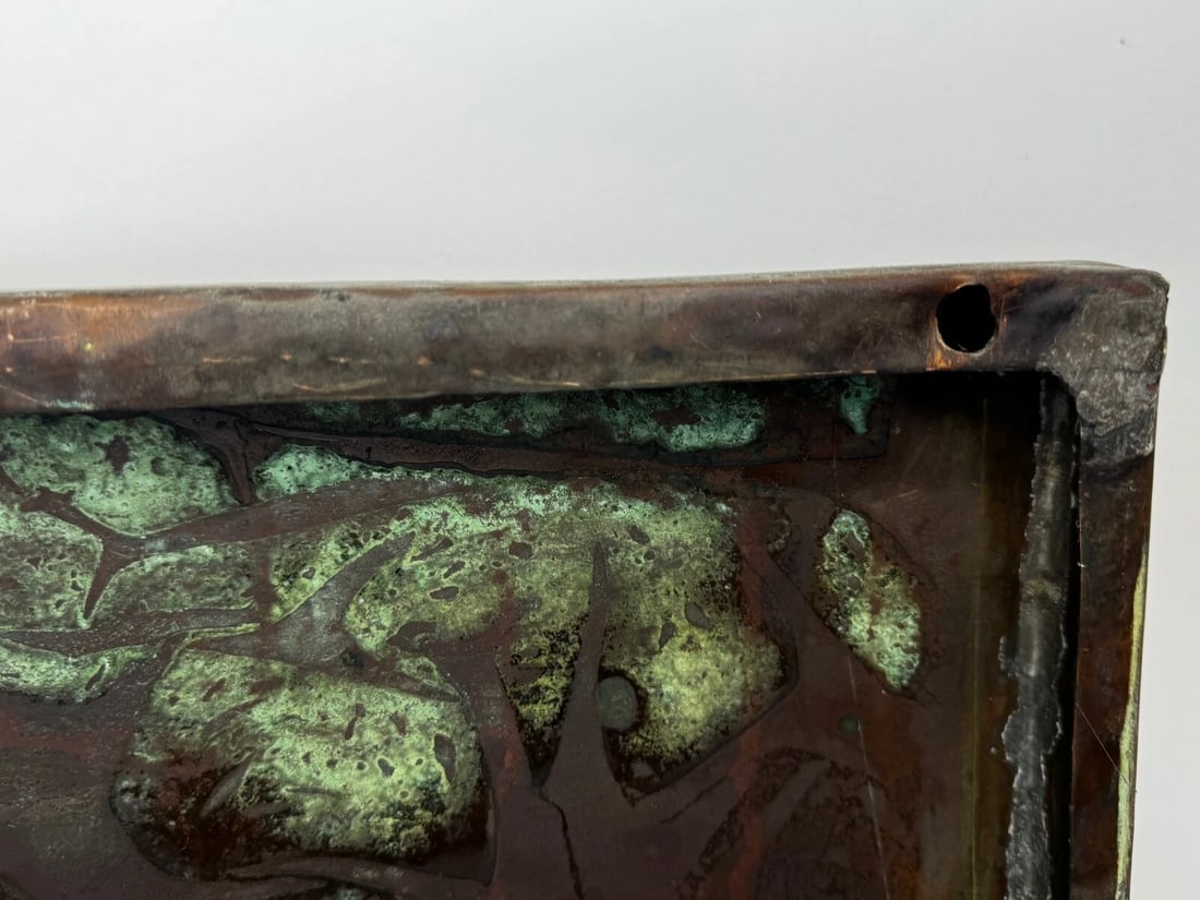 Grand Georgian Revival Copper Fireplace Hood Canopy Hand-Hammered Masterpiece - 9