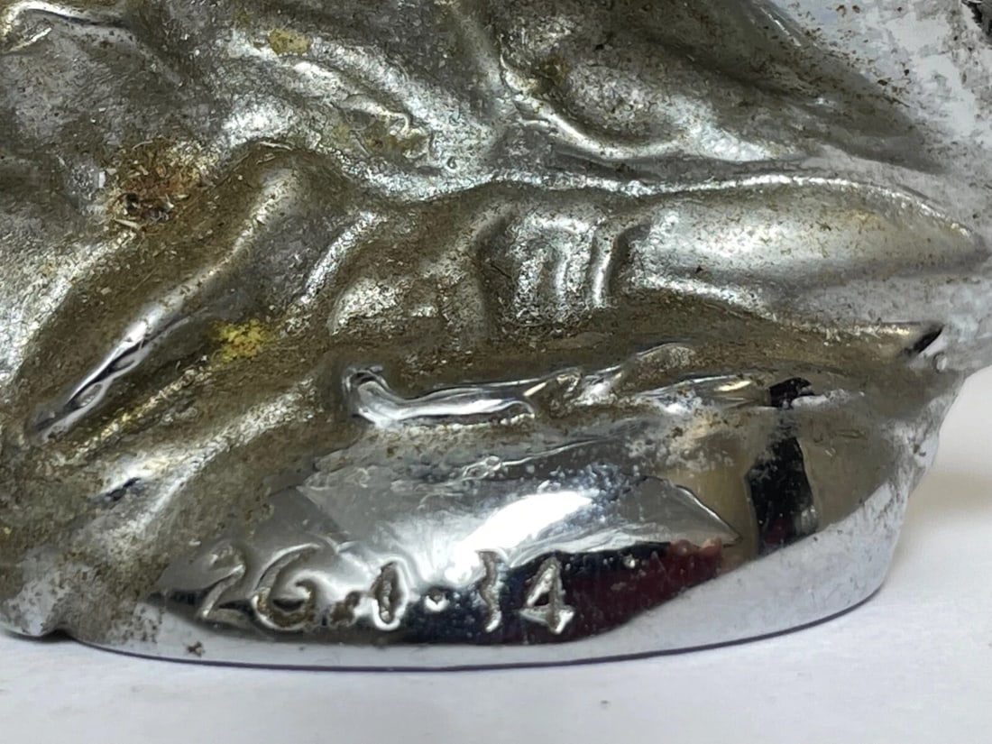 Rare Rolls Royce Kneeling Spirit Of Ecstasy Car Mascot By Charles Sykes C1934 - 13