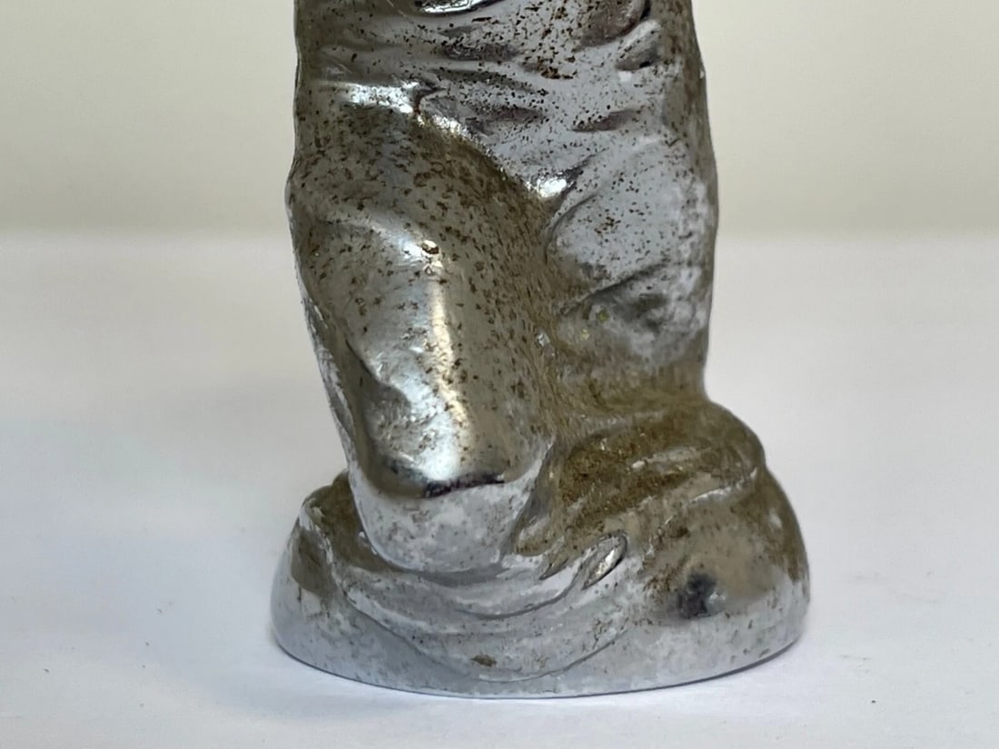 Rare Rolls Royce Kneeling Spirit Of Ecstasy Car Mascot By Charles Sykes C1934 - 5
