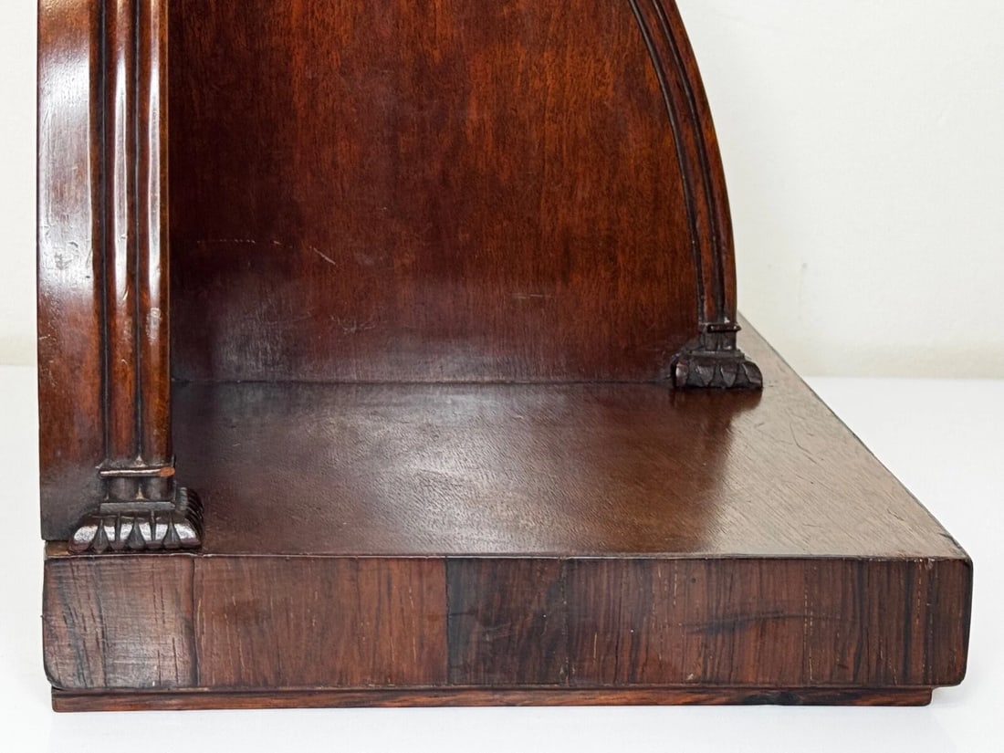 Small Gothic Ecclesiastic Convent Georgian Wall Mounted Bookends Shelf Bracket - 17