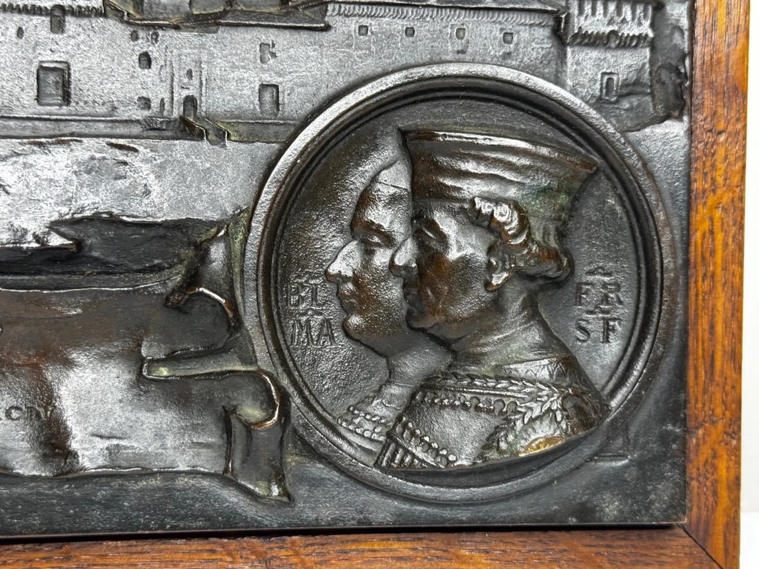 19th Century Bronze Sculpture Castello Sforzesco Milan Sforza Visconti Heraldry - 11