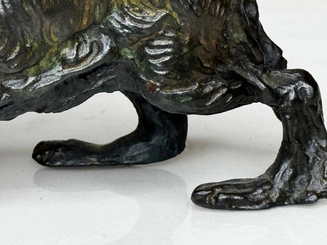 Austrian Bronze Long Haired Dachshund In the Manner of Franz Xaver Bergman - 20