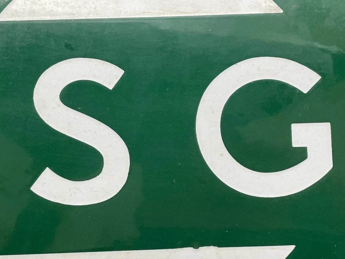 Landmark Railway Heritage Southern Railway Enamel Target Sign Ramsgate Station - 12