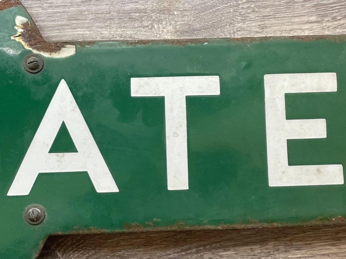 Landmark Railway Heritage Southern Railway Enamel Target Sign Ramsgate Station - 13