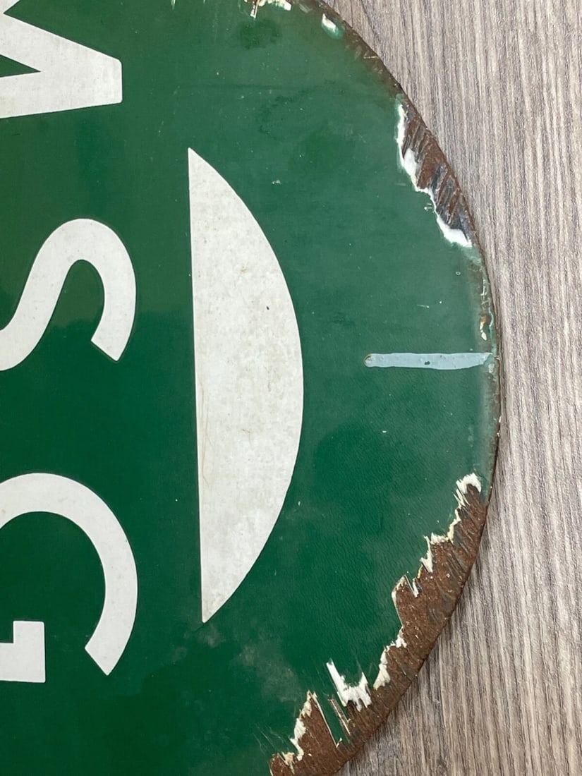 Landmark Railway Heritage Southern Railway Enamel Target Sign Ramsgate Station - 15