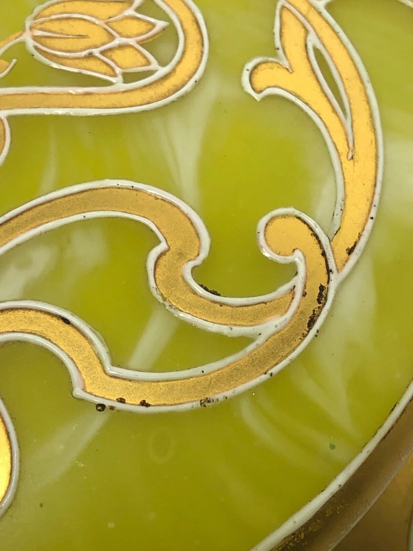 Original Loetz Jugendstil Art Glass Trinket Box - 12