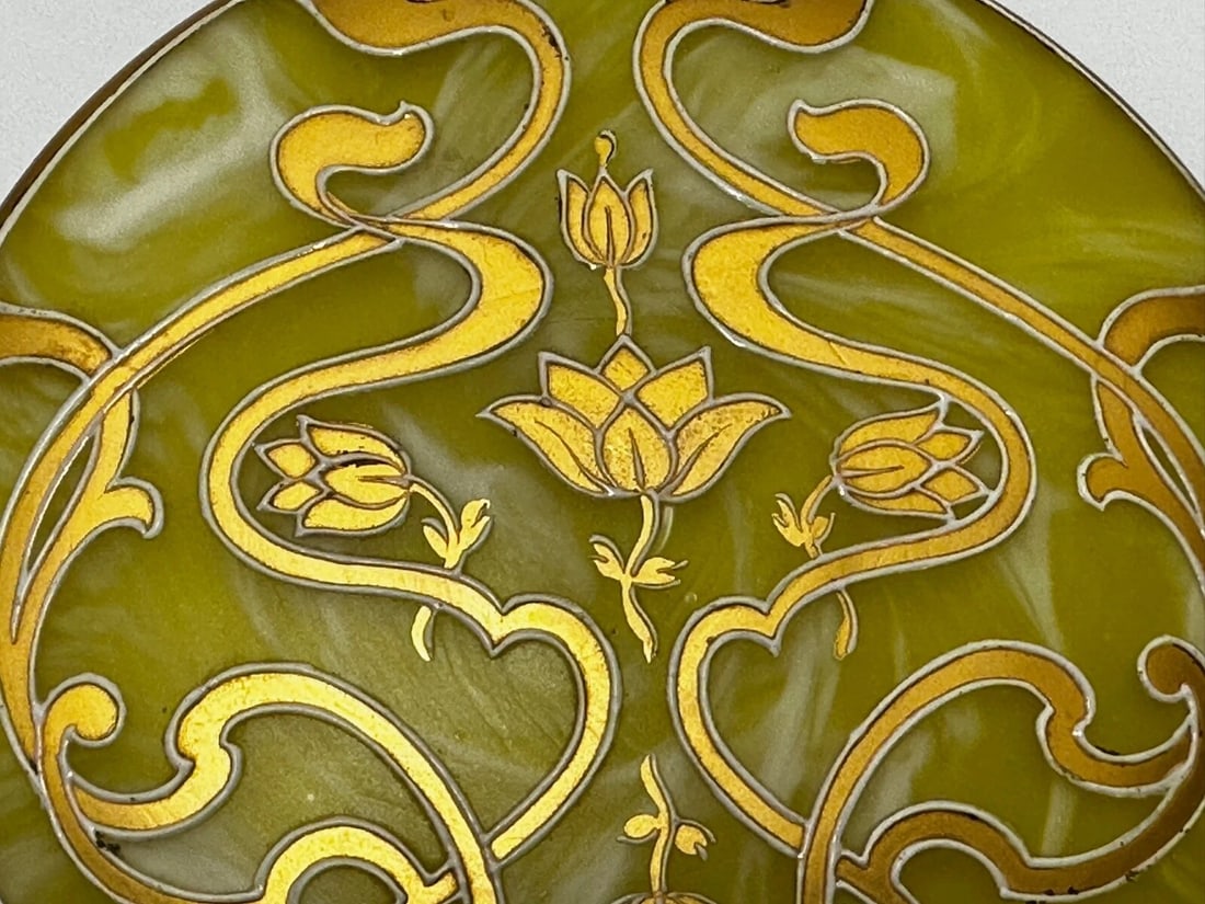 Original Loetz Jugendstil Art Glass Trinket Box - 15