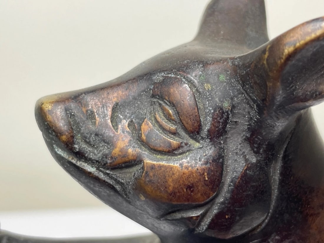 British Rare 19th Century Small Butchers Advertising Point Of Sale Pig Statue - 14