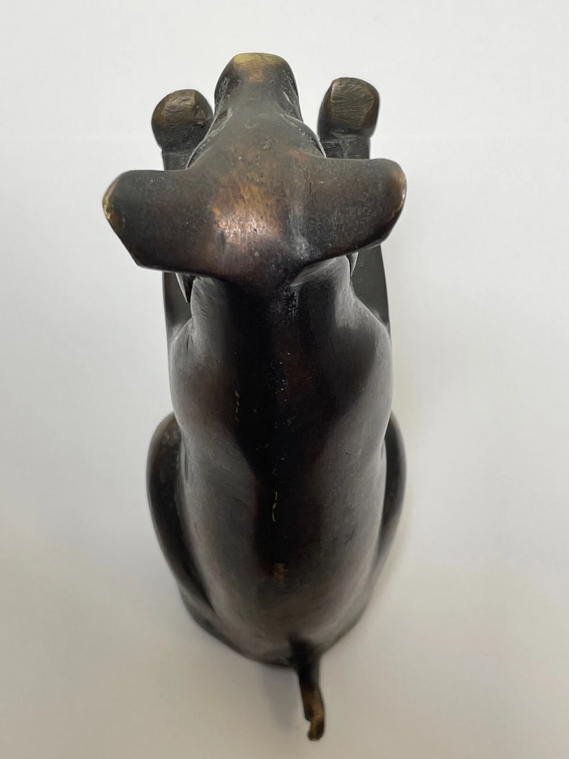 British Rare 19th Century Small Butchers Advertising Point Of Sale Pig Statue - 19