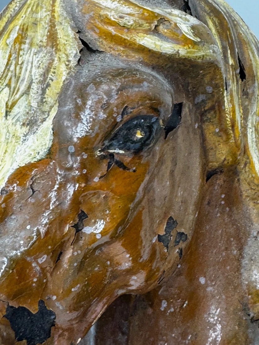 Pair Horse Head Gatepost Finials Attributed Glasgow School Macfarlane’s Foundry - 12