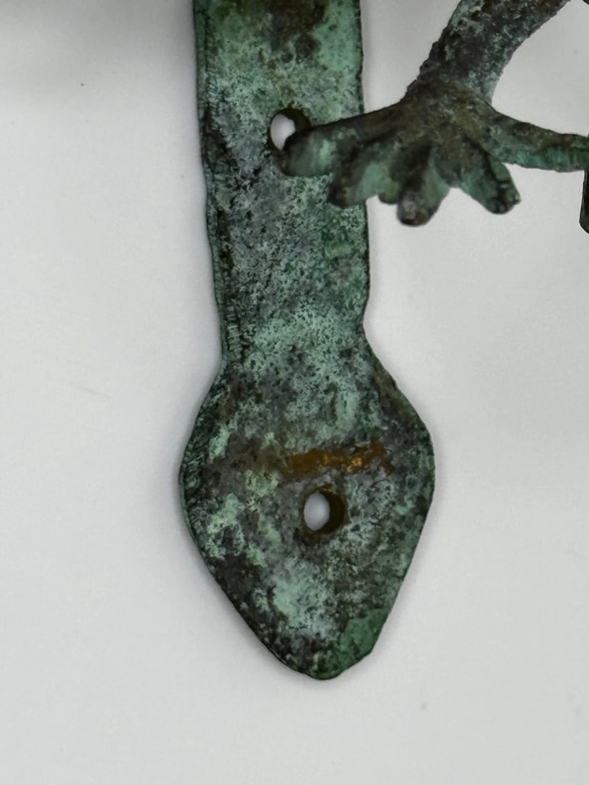Arts & Crafts Bronze Gecko Door Knocker c1915 In the manner of Oscar Bruno Bach - 11