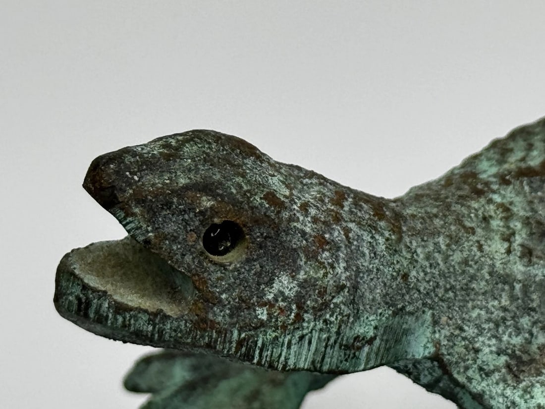 Arts & Crafts Bronze Gecko Door Knocker c1915 In the manner of Oscar Bruno Bach - 18