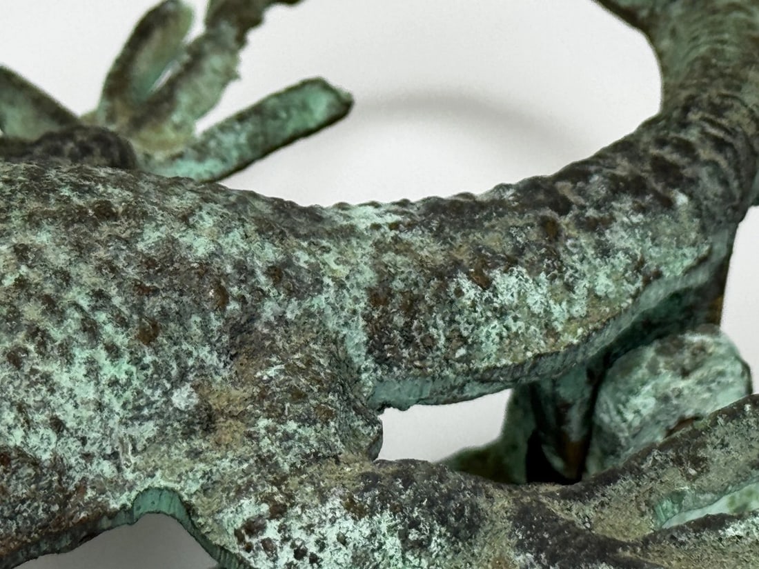 Arts & Crafts Bronze Gecko Door Knocker c1915 In the manner of Oscar Bruno Bach - 20