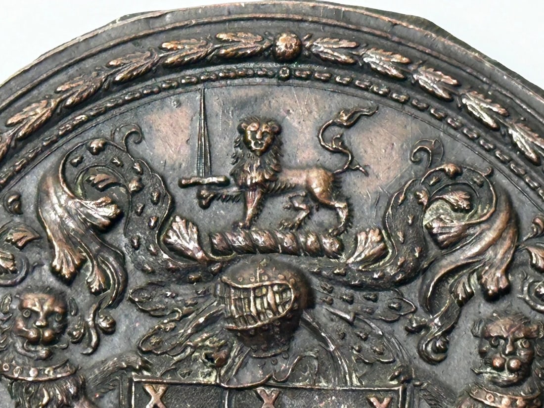 Royal Hereford City Coat Of Arms Reward For Faithfulness Unconquered Plaque - 10