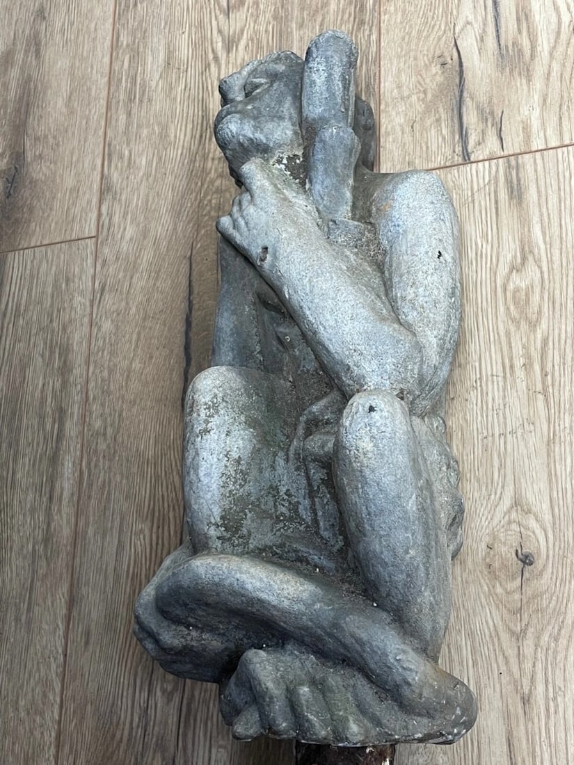 The Enigmatic Lead Thinking Monkey In The Manner of J. W. Singer & Sons c1900 - 14