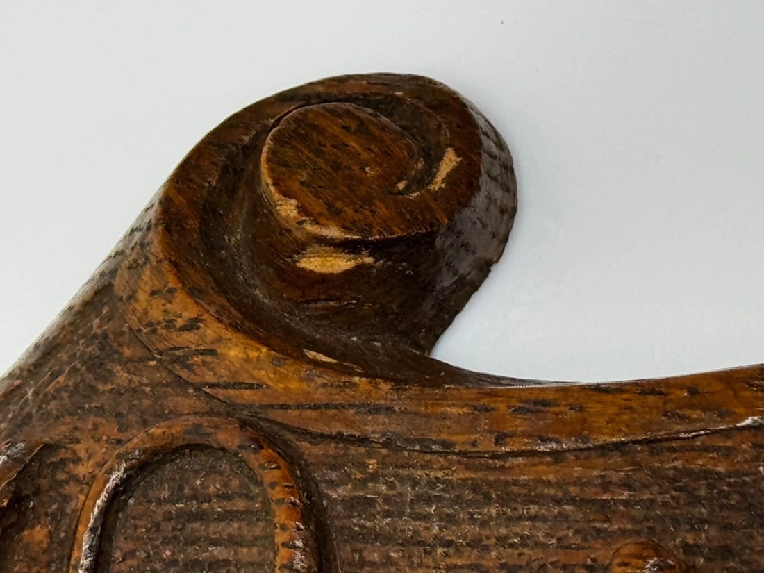 19th Century Pugin Design Carved Tiger Oak Heraldic Lion Shield Crest Sculpture - 17