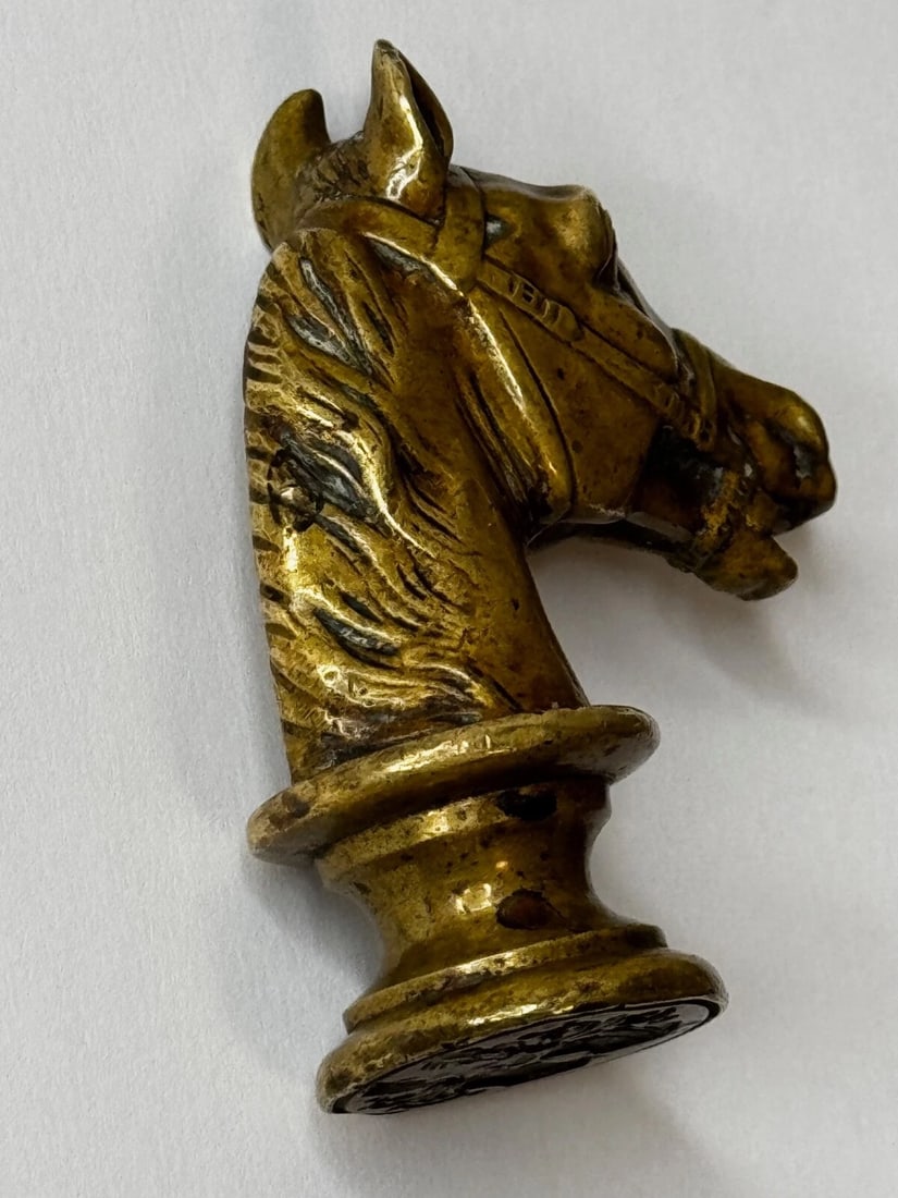Unique Scottish 18th Century Bronze Horse Sculpture Letter Wax Intaglio Seal - 14