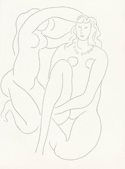 Henri Matisse 63 La Coiffure d'Herodiade: Title: Henri Matisse 63 La Coiffure d'Herodiade Description: Artist: Henri Matisse (after) Country: France Title: La Coiffure d'Herodiade Medium: Facsimile 54 Marks: Not signed, not numbered Paper Siz