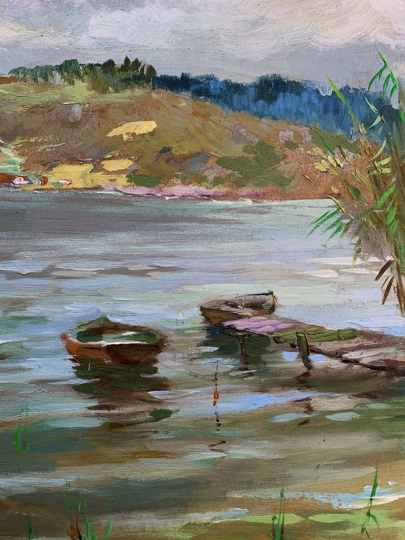 Oil painting Covered in clouds Yuriy Suprunchuk - 6