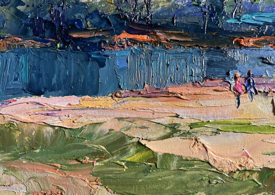 Oil painting On the golden shore Boris Serdyuk - 7