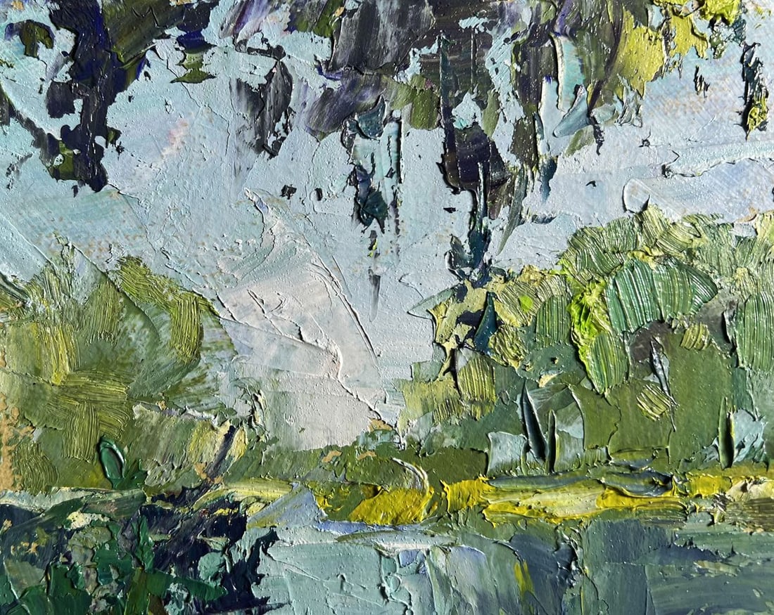 Oil painting A secluded place in nature Boris Serdyuk - 4