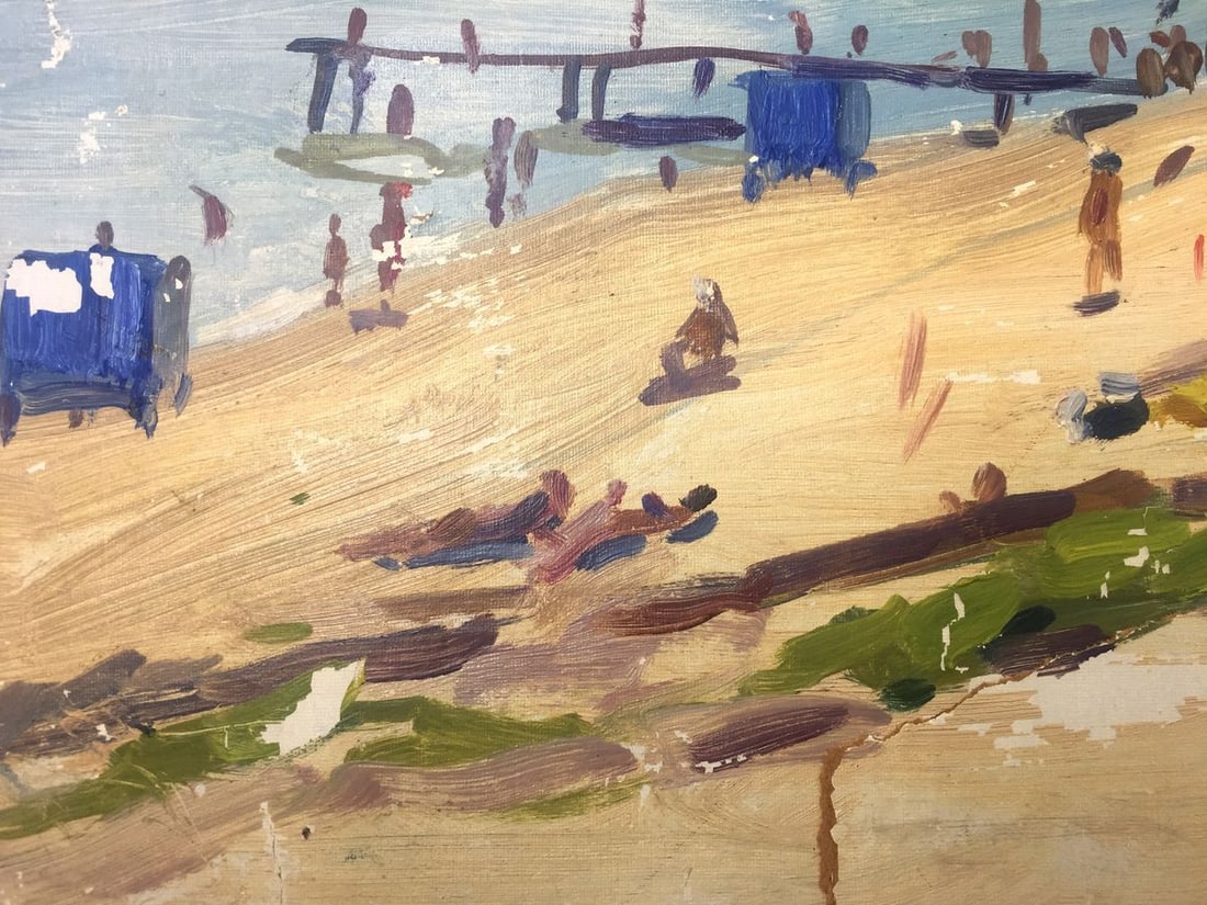 Oil painting Rest zone original picture painter - 5