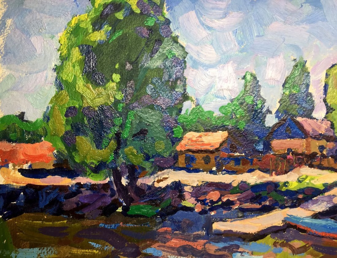 Oil painting Hills Leninsky Ruban Grigory Savelyevich - 2