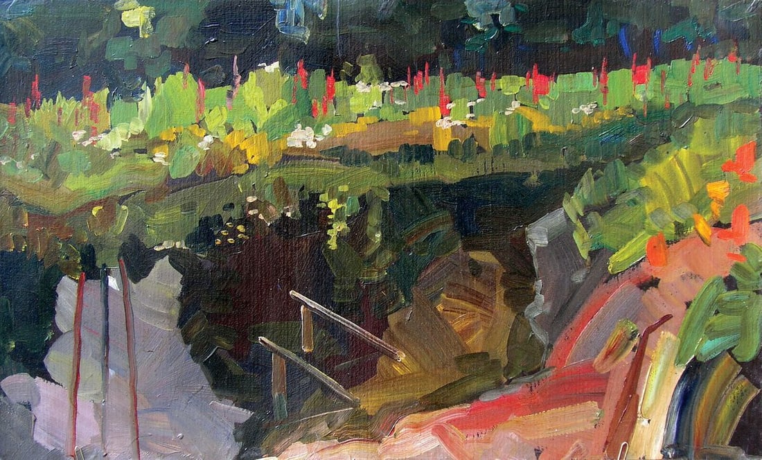 Oil painting Etude Mykola Reznik - 2