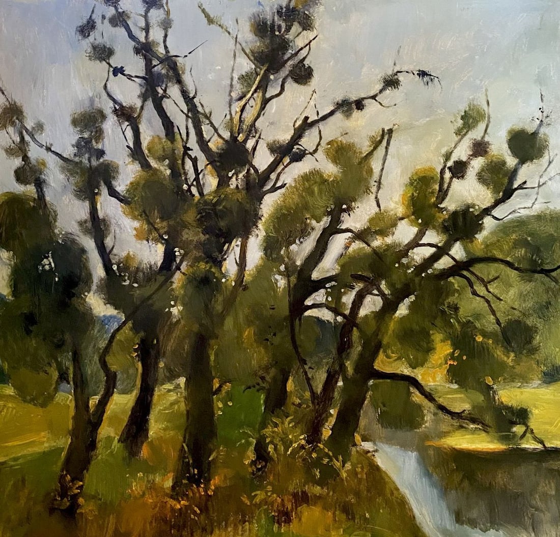 Oil painting The last days of autumn Litvinov Oleg Arkad'yevich (1 of 10)