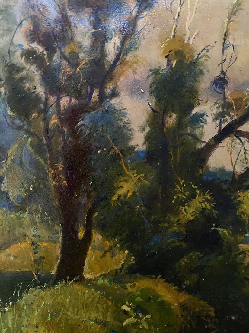 Oil painting Summer on the river Litvinov Oleg Arkad'yevich - 7