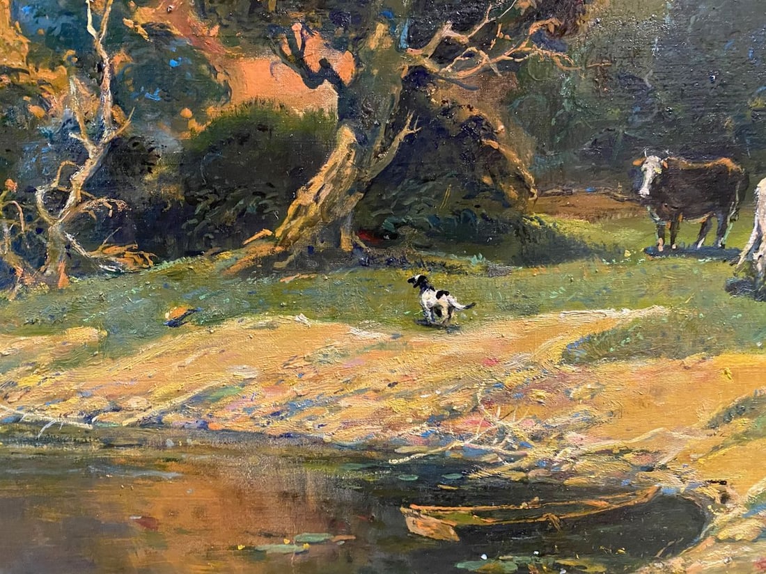 Oil painting Quiet river Litvinov Oleg Arkad'yevich - 10
