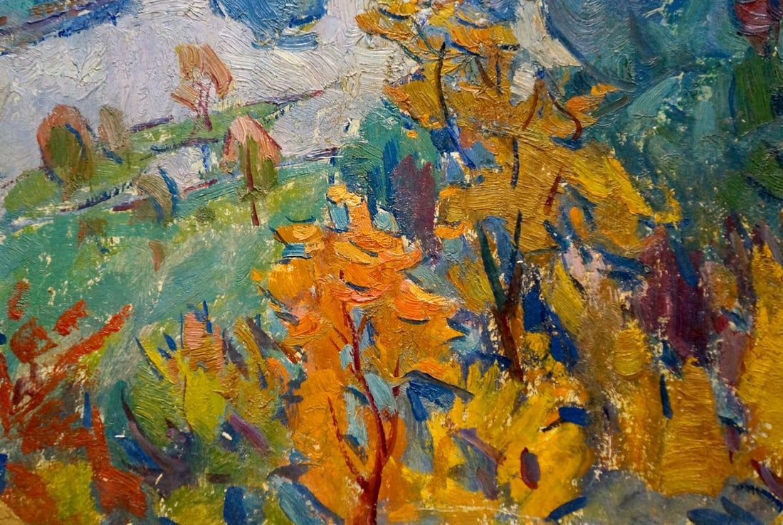 Oil painting Golden autumn Chegodar Vasily Dmitrievich - 2