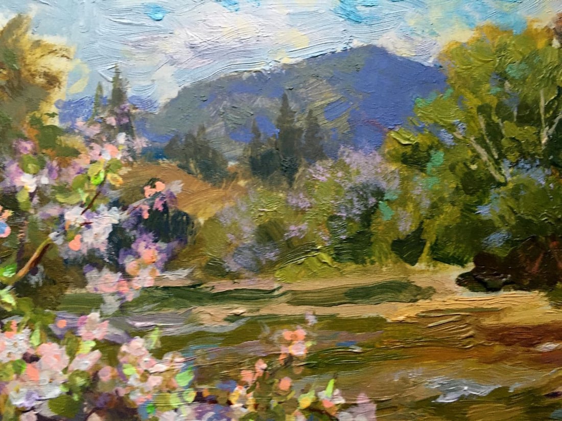 Oil painting Spring on Slavsky Batrakov Vladimir Grigorievich - 8