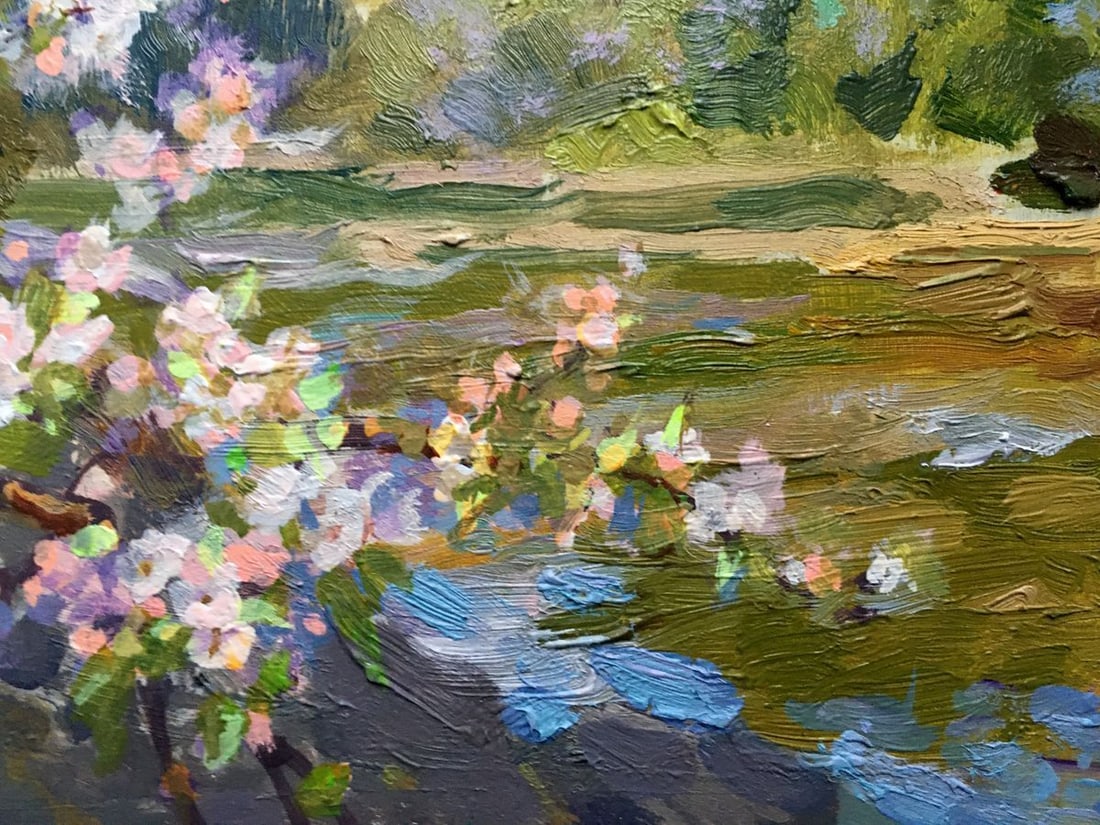 Oil painting Spring on Slavsky Batrakov Vladimir Grigorievich - 5
