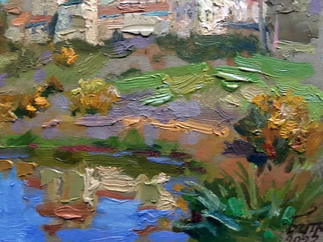 Oil painting Panorama of the castle Batrakov Vladimir Grigorievich - 10