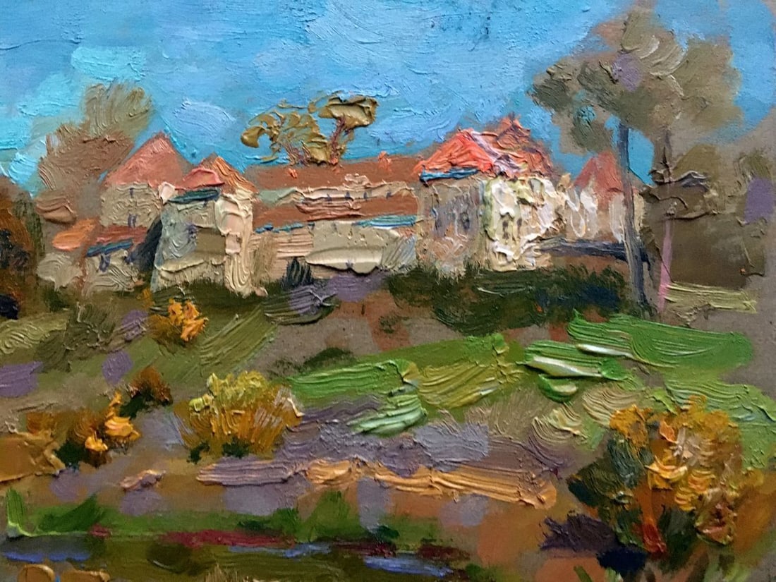 Oil painting Panorama of the castle Batrakov Vladimir Grigorievich - 11